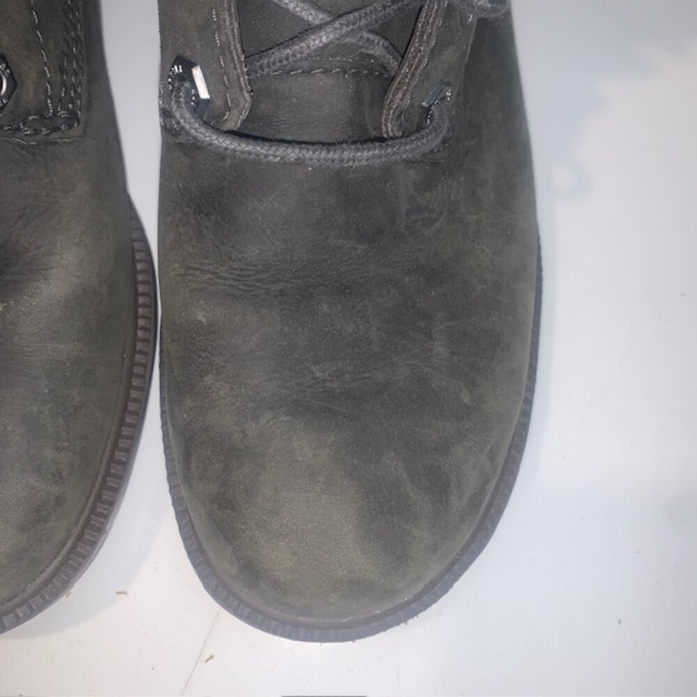 Kodiak All Season Waterproof‎ Olive Green Leather Lace-Up Ankle Boots - Size 6.5 - Picture 10 of 15
